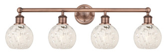 Edison LED Bath Vanity in Antique Copper (405|616-4W-AC-G1216-6WM)