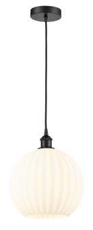 Edison LED Mini Pendant in Matte Black (405|616-1P-BK-G1217-12WV)