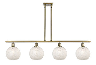 Ballston LED Island Pendant in Antique Brass (405|516-4I-AB-G1216-8WM)