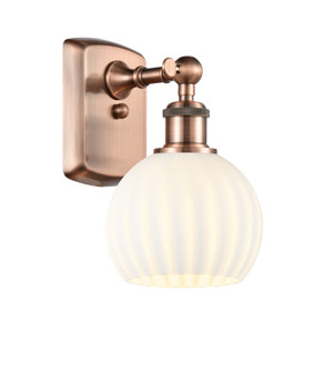 Ballston LED Wall Sconce in Antique Copper (405|516-1W-AC-G1217-6WV)