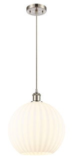 Ballston LED Mini Pendant in Brushed Satin Nickel (405|516-1P-SN-G1217-12WV)