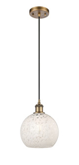 Ballston LED Mini Pendant in Brushed Brass (405|516-1P-BB-G1216-8WM)