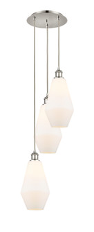 Ballston LED Pendant in Polished Nickel (405|113B-3P-PN-G651-7)