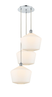 Ballston LED Pendant in Polished Chrome (405|113B-3P-PC-G651-12)