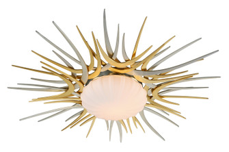 Helios LED Flush Mount in Gold And Silver Leaf (68|224-32-GL/SL)