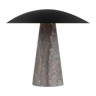 Aegis LED Table Lamp in Dark Bronze/Dark Travertine (182|SLTB34327BZ/DT)