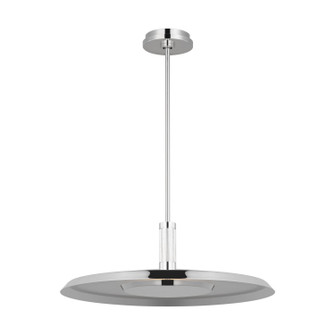Saucer LED Pendant in Polished Nickel (182|AKPD17027N)
