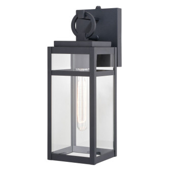 Hubbard One Light Outdoor Wall Mount in Textured Black (63|T0720)