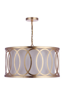 Six Light Pendant in Gold Leaf (90|252623)