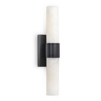 Emmett Two Light Wall Sconce in Natural Stone (400|15-1203ORB)