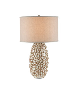 Sugar Cube One Light Table Lamp in Ivory/Brown (142|6000-0922)