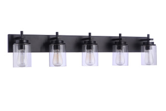 Reeves Five Light Vanity in Flat Black (46|17441FB5)