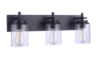 Reeves Three Light Vanity in Flat Black (46|17423FB3) Reeves Three Light Vanity in Flat Black (46|17423FB3)
