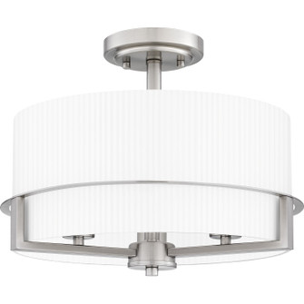 Seymour Three Light Semi Flush Mount in Brushed Nickel (10|SEY1715BN)