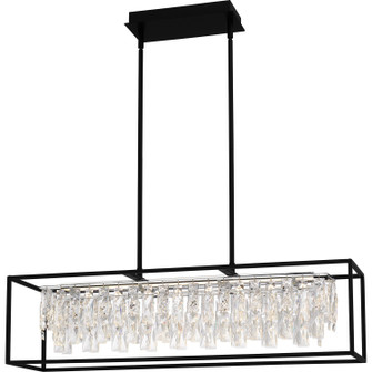 Brillance LED Linear Chandelier in Matte Black (10|PCBNC635MBK)