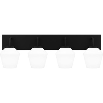 Nielson Four Light Bath in Matte Black (10|NIE8629MBK)