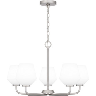 Nielson Five Light Chandelier in Brushed Nickel (10|NIE5025BN)