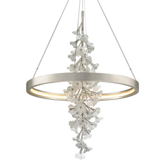 Jasmine LED Chandelier in Silver Leaf (68|269-72-SL)