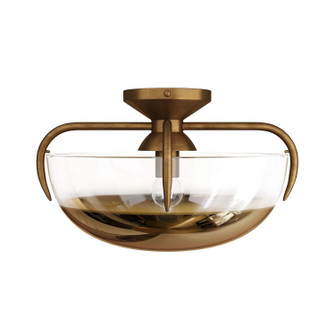 Corona One Light Flush Mount in Gold Ombre (314|GDDFC01)