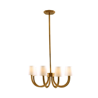 Gaetano Eight Light Chandelier in Vintage Brass (314|DJ42000)