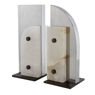 Porter Bookends, Set of 2 in Smoke Luster (314|9308)