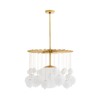 Mira One Light Chandelier in Antique Brass (314|89493)