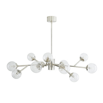 Dallas 12 Light Chandelier in Polished Nickel (314|89456)