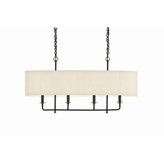 Beatty Four Light Chandelier in Bronze (314|89417)