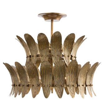 Analise Eight Light Chandelier in Vintage Brass (314|84310)