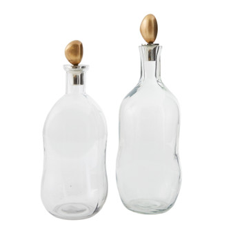 Stavros Decanters, Set of 2 in Clear (314|6957)