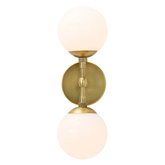 Polaris Two Light Wall Sconce in Antique Brass (314|49961)