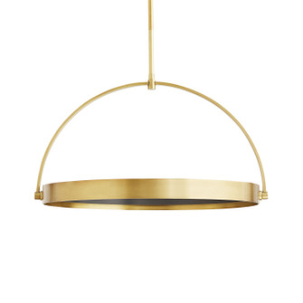 Fisk LED Pendant in Antique Brass (314|49389)