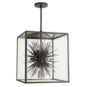 Zanadoo 12 Light Outdoor Pendant in Aged Iron (314|49225)