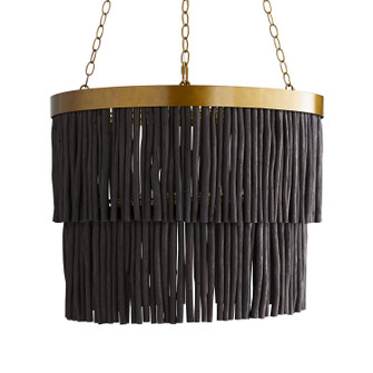 Arya Three Light Pendant in Antique Brass (314|45082)