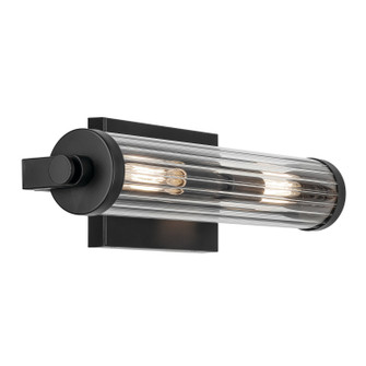 Azores Two Light Wall Sconce in Black (12|45648BK)