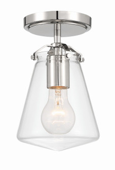 Voss One Light Semi Flush Mount in Polished Nickel (60|VSS-7002-PN_CEILING)