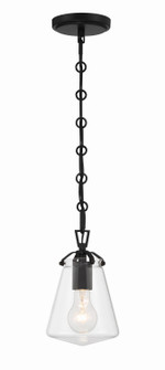 Voss One Light Mini Pendant in Matte Black (60|VSS-7002-MK)