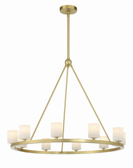 Aragon LED Chandelier in Soft Brass (60|ARA-10265-SB-ST)