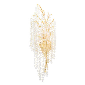 Genoa Three Light Wall Sconce in Gold Leaf (68|350-03-GL)
