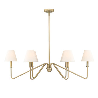 Kennedy Six Light Linear Pendant in Brushed Champagne Brass (62|3690-LP BCB-IL)