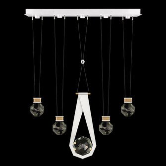 Aria LED Linear Pendant in White (48|100006-2-24444)