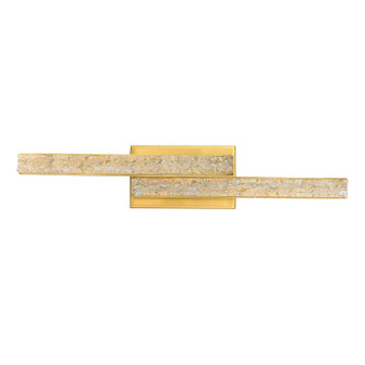 Stagger LED Vanity in Brass (401|1588W24-2-624)