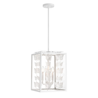 Birch Four Light Pendant in Bisque White (51|3-4197-4-83)