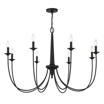 Stonecrest Eight Light Chandelier in Matte Black (51|1-1202-8-89)