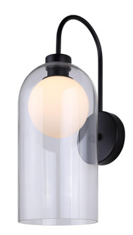 Pelia One Light Wall Sconce in Black (387|IWF1142A01BK)