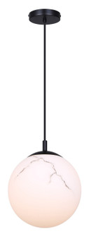 Halsey One Light Pendant in Black (387|IPL2101B01BK)