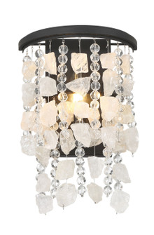 Shimmering Elegance One Light Wall Sconce in Sand Coal (7|6701-66)
