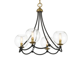 Kearney Park Four Light Chandelier in Coal (7|5065-726)