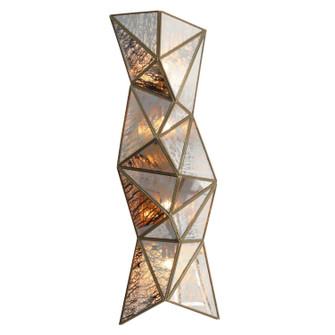 Geo-Gem Four Light Wall Sconce in Artisan Brass (29|N1694-863)