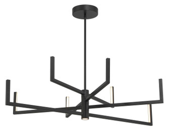 Articular LED Chandelier in Coal Black (42|P1478-66A-L)